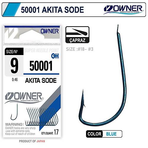 Owner 50001 Akita Sode Blue ��ne