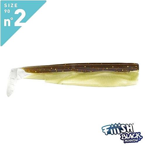 Fiiish BM90/2 BM020 3X-G�vde Marron Paillete Silikon Yem