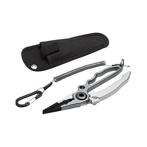 Captain 7506 Al�minyum Halka A��c� �p Kesici K�l�fl� Kendinden Kilitli 19cm Pense