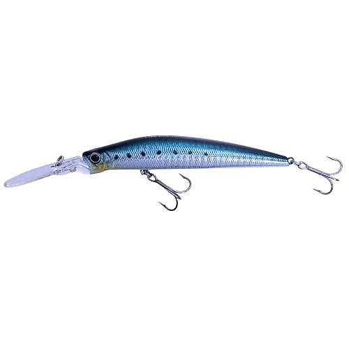 Duo Hacker Slaver Cranking Minnow 105SP SW Suspending  Ivory Pearl