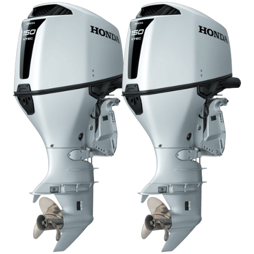 HONDA 150 HP SET UZUN �AFT MAR�LI TR�ML� H�DROL�K D�REKS�YONLU ELEKTRON�K KUMANDA KOLLU 4 ZAMANLI DEN�Z MOTORU- BF 150 XDU + XCDU