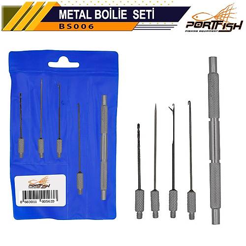 Portfish Metal Boili  �i�i Seti 4 l�