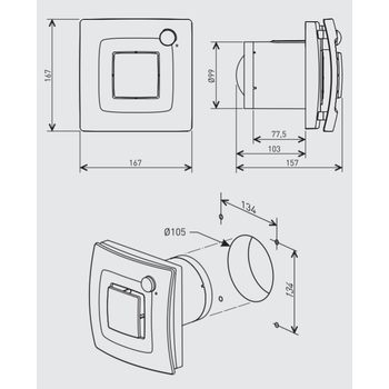 SILENT DUAL 100 Mini Aksiyel Fan