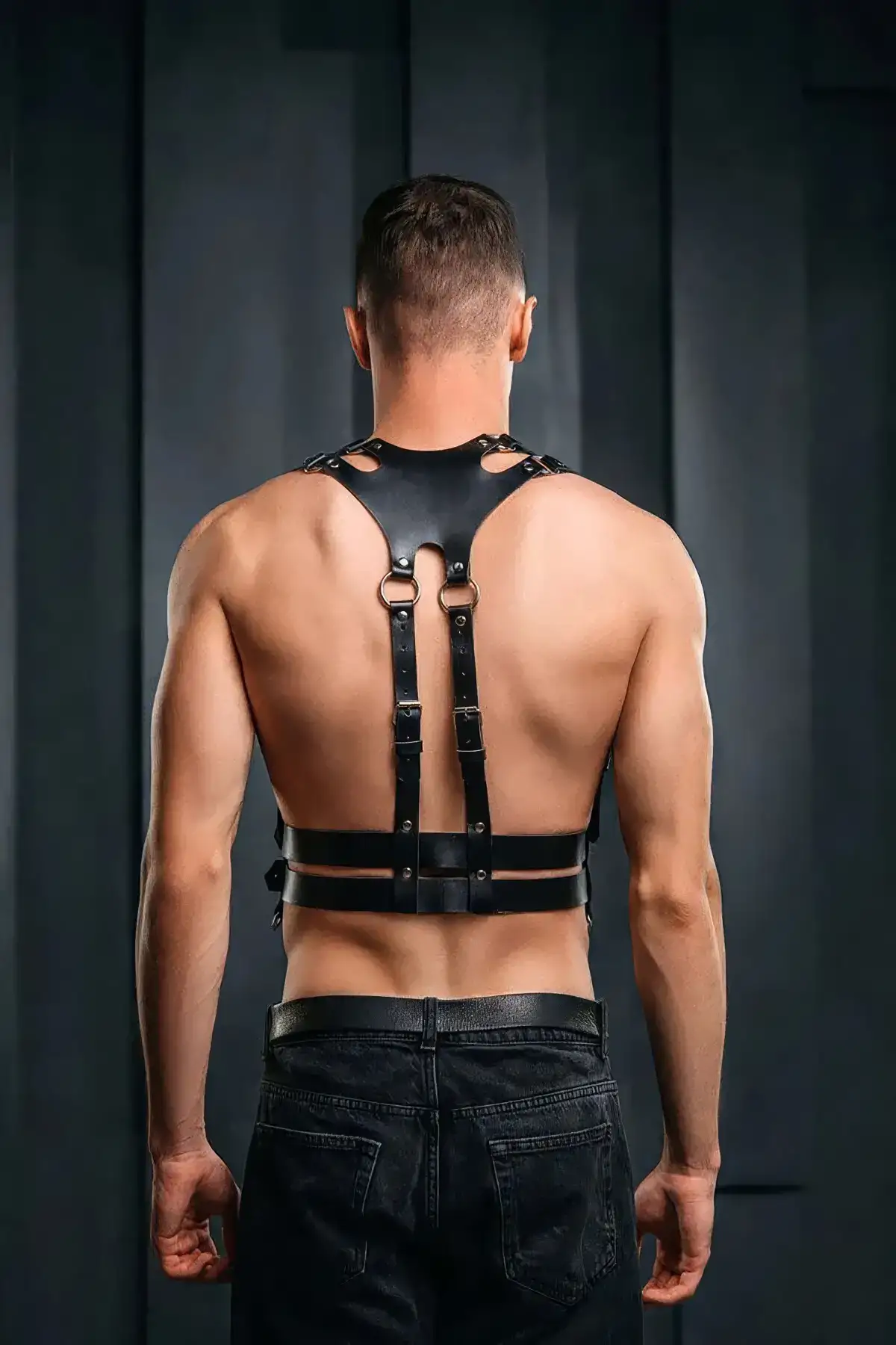 Erkek Deri Harness - APFTM225