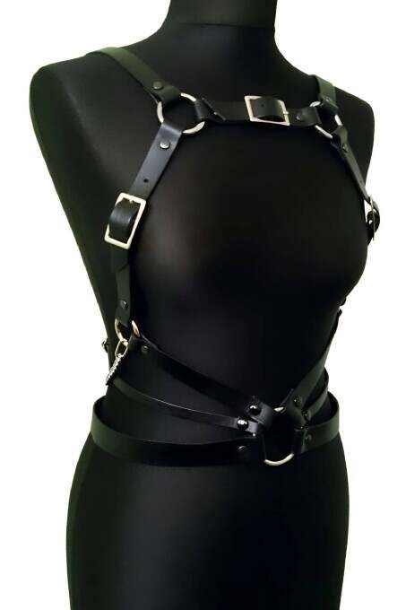 Fantazi Deri Göğüs Harness - APFT912