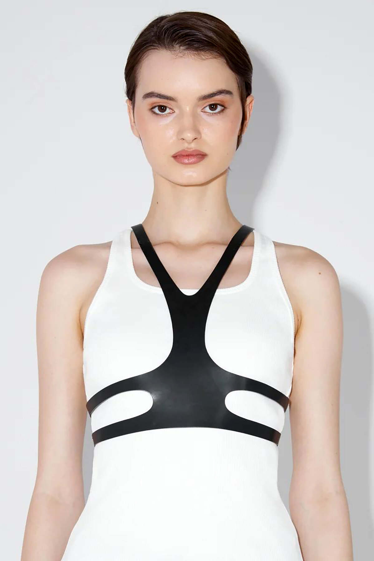 Seksi Deri Göğüs Harness - APFT1374