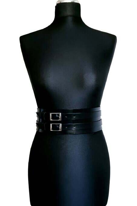 Seksi Deri Bel Kemer Harness - APFT907