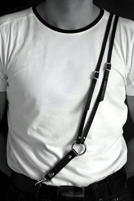 Erkek Omuzdan Askılı Göğüs Harness - APFTM98