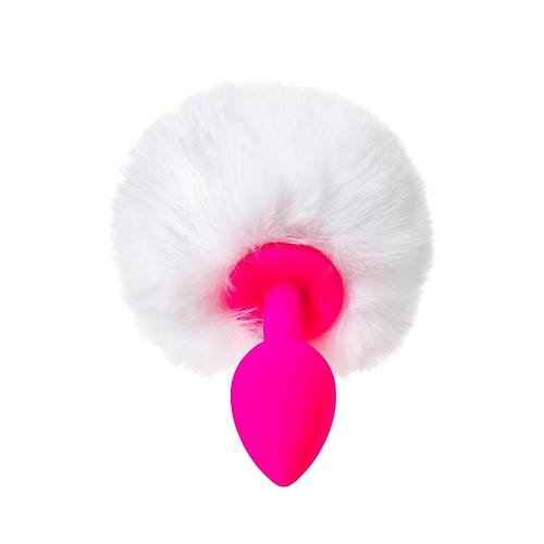 ToDo by Toyfa Sweet bunny kuyruklu anal kılıf, silikon, pembe, 13 cm, Ø 2,8 cm, 43 g
