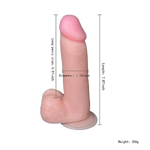 Strong 20 CM Süper Gerçekçi Vantuzlu Kalın Realistik Penis Dildo