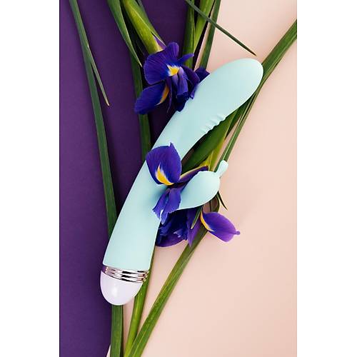 Flovetta by Toyfa Iris Klitoral Uyarıcı Vibratör, Silikon, cam göbeği, 22 cm