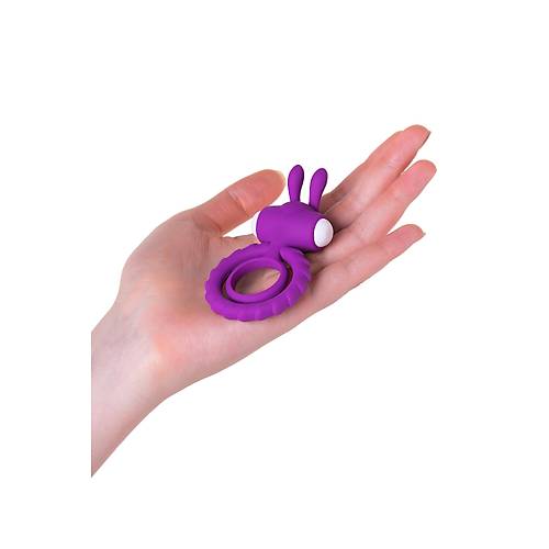 JOS GOOD BUNNY Penis Halkası, silikon, mor, 9 cm