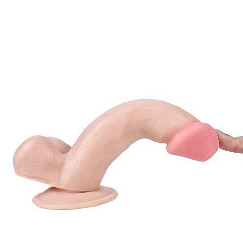 Xise 17 CM Vantuzlu Gerçekçi Realistik Penis Dildo