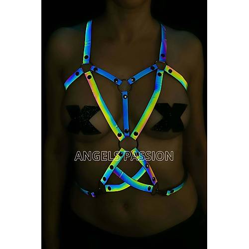 Tiktok Ürünleri T-Shirt Üzeri Reflektörlü Göğüs Harness - APFT107
