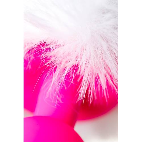 ToDo by Toyfa Sweet bunny kuyruklu anal kılıf, silikon, pembe, 13 cm, Ø 2,8 cm, 43 g