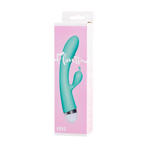 Flovetta by Toyfa Iris Klitoral Uyarıcı Vibratör, Silikon, cam göbeği, 22 cm