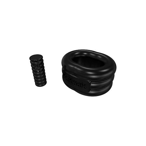 Bathmate Penis üzerindeki titreşim halkası Stretch, elastomex, siyah, Ø5 cm