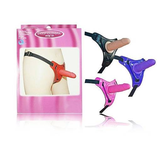 Deep Climax Belden Bağlamalı Realistik Protez Penis Anal Dildo