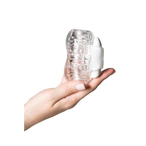 Lingam by TOYFA Masturbator, Khani, TPE, Şeffaf, 9 cm