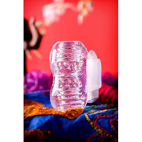 Lingam by TOYFA Masturbator, Khani, TPE, Şeffaf, 9 cm
