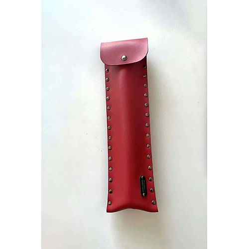 Deri Çantalı Kırmızı Kırbaç, Şık Deri Kırbaç, Sexy Aksesuar - APFT1287