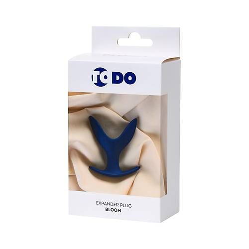 ToDo by Toyfa Bloom genişleyen anal Kılıf, silikon, mavi, 9 cm, Ø 6,5 cm