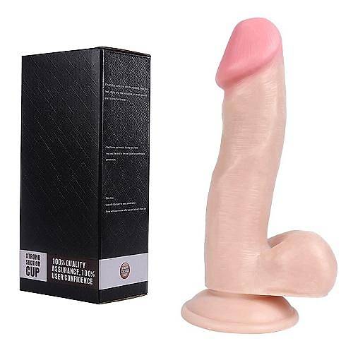 Xise 17 CM Vantuzlu Gerçekçi Realistik Penis Dildo