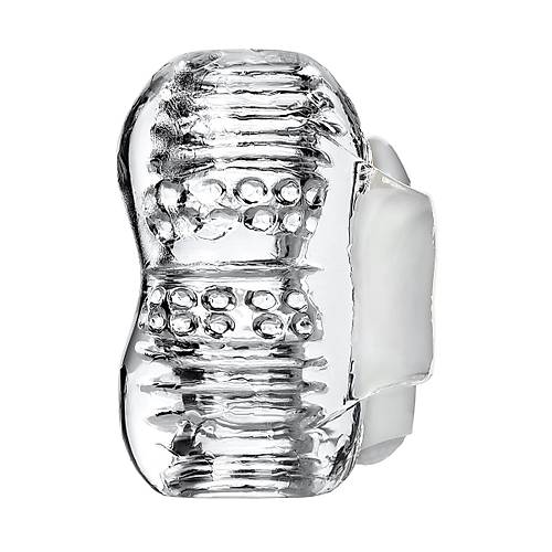 Lingam by TOYFA Masturbator, Khani, TPE, Şeffaf, 9 cm