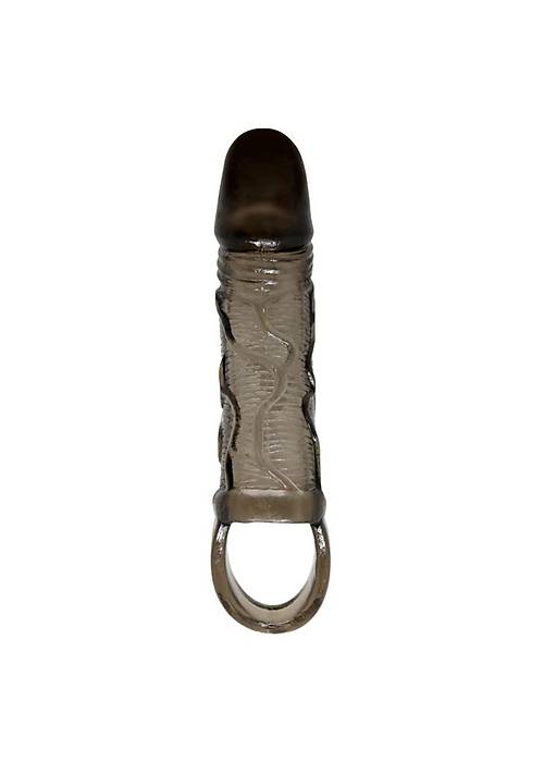 BL 2cm Dolgulu Zenci Penis Kılıfı Uzatmalı Prezervatif Dildo