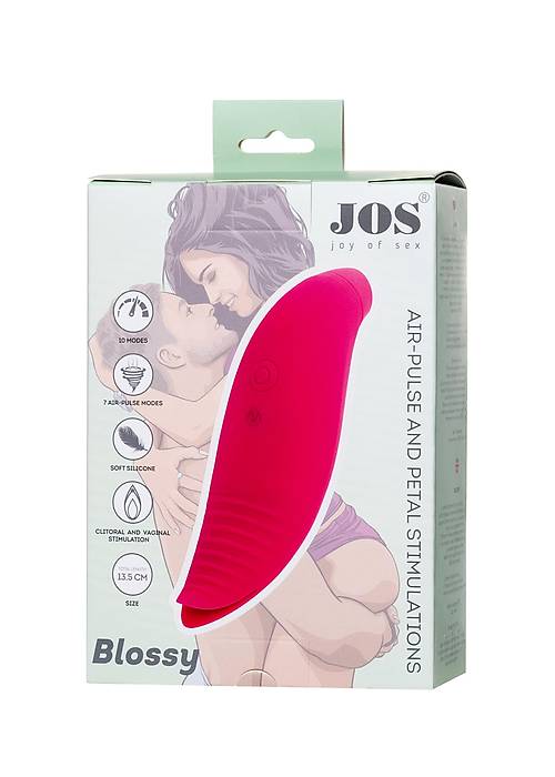 JOS Blossy Klitoral Vibratör, Pembe, 13,5 cm
