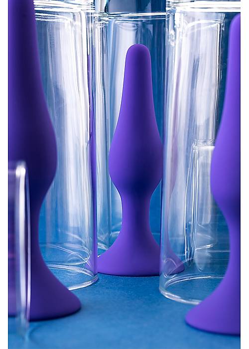 A-Toys by TOYFA  Anal Plug, silikon, mor, 12,5 cm