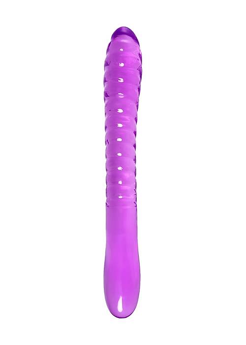A-Toys by RED Çift Taraflı Jel Dildo Frica, TPE, mor, 23 cm