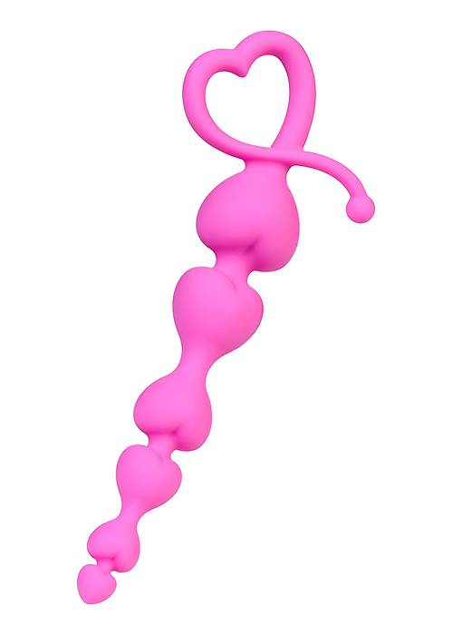 ToDo by Toyfa Sweety anal zinciri, silikon, pembe, 18,5 cm, Ø 3,1 cm