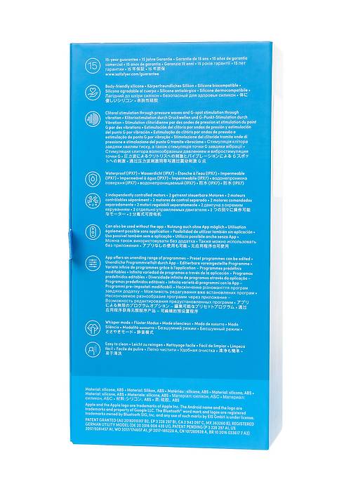 Satisfyer Dual Pleasure Vakum Dalgası Klitoral Vibratör, silikon, mor, 17.9 cm