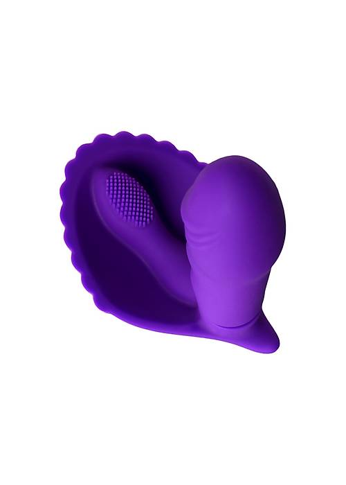 A-Toys by TOYFA Klitoral Uyarıcı Vibratör, silikon, mor, 12 cm