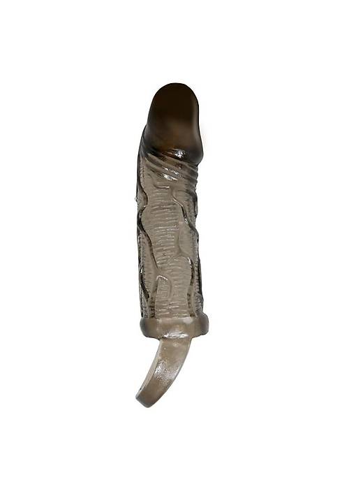 BL 2cm Dolgulu Zenci Penis Kılıfı Uzatmalı Prezervatif Dildo