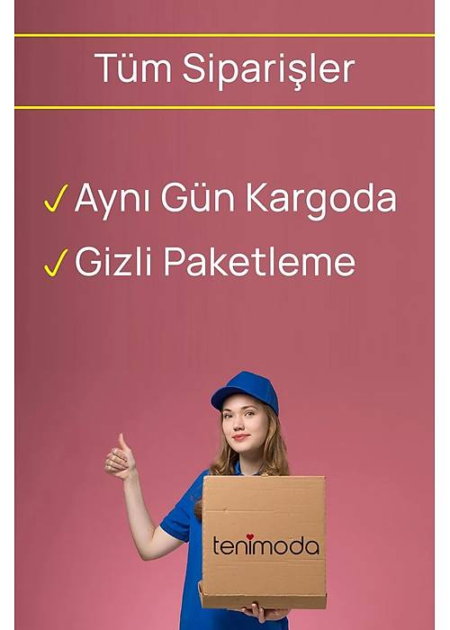 Aşk Temalı Kalp Desenli Siyah Saten Şortlu Gecelik Takım