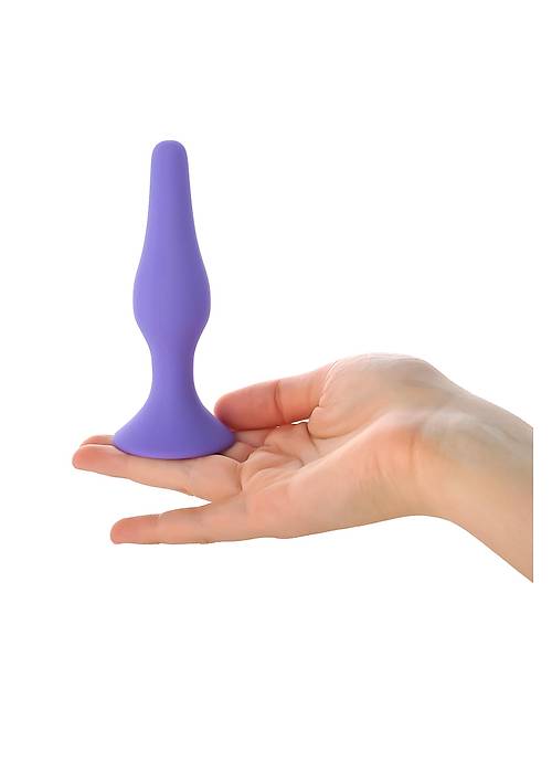 A-Toys by TOYFA  Anal Plug, silikon, mor, 12,5 cm