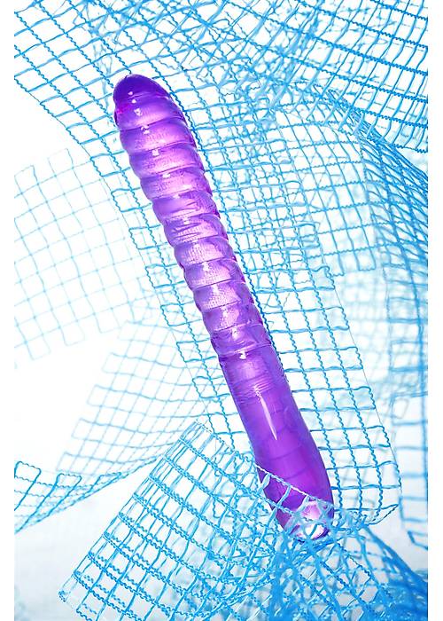 A-Toys by RED Çift Taraflı Jel Dildo Frica, TPE, mor, 23 cm