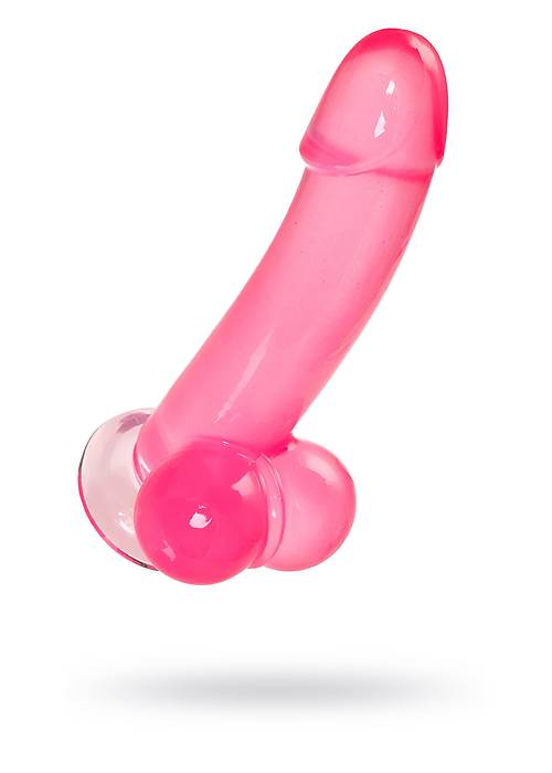 A-Toys by TOYFA Gerçekçi yapay penis Fush, TPE, pembe, 18 cm