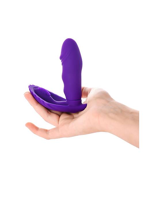 A-Toys by TOYFA Klitoral Uyarıcı Vibratör, silikon, mor, 12 cm