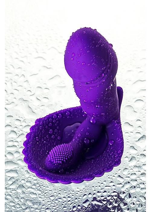 A-Toys by TOYFA Klitoral Uyarıcı Vibratör, silikon, mor, 12 cm