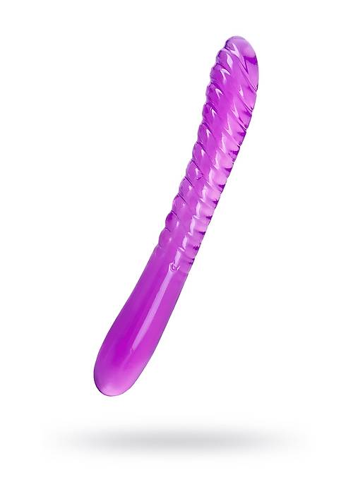 A-Toys by RED Çift Taraflı Jel Dildo Frica, TPE, mor, 23 cm