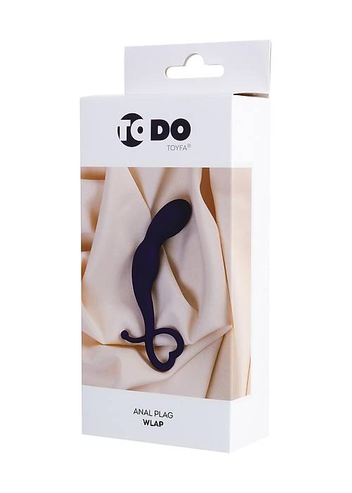 ToDo by Toyfa Wlap Anal Plug, silikon, mor, 16 cm, Ø 2,5 cm