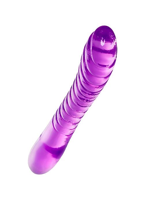 A-Toys by RED Çift Taraflı Jel Dildo Frica, TPE, mor, 23 cm