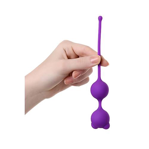 A-Toys by TOYFA Meeko Vajinal toplar, silikon, mor, 16,4 cm,  2,7 cm