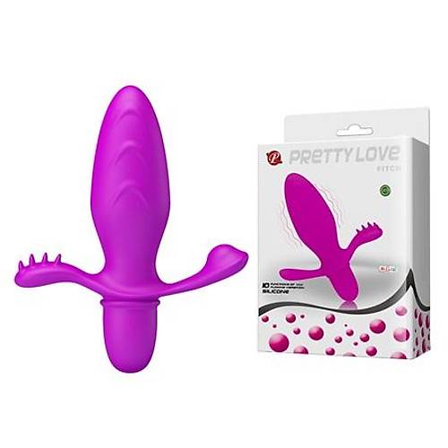 Titreimli Klitoris Vibratr G-Spot P-Spot Mastrbatr Anal Plug