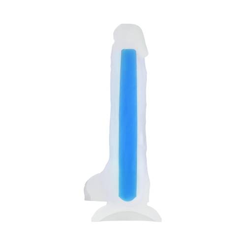 Beyond by RED  Steve Glow Gece Parlayan Dildo, Silikon, effaf, 20 cm