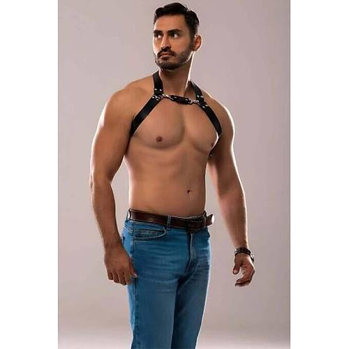 Erkek Deri G���s Harness - APFTM139