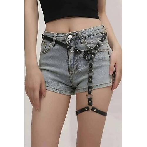 Fantazi Deri Tek bacak Harness - APFT973